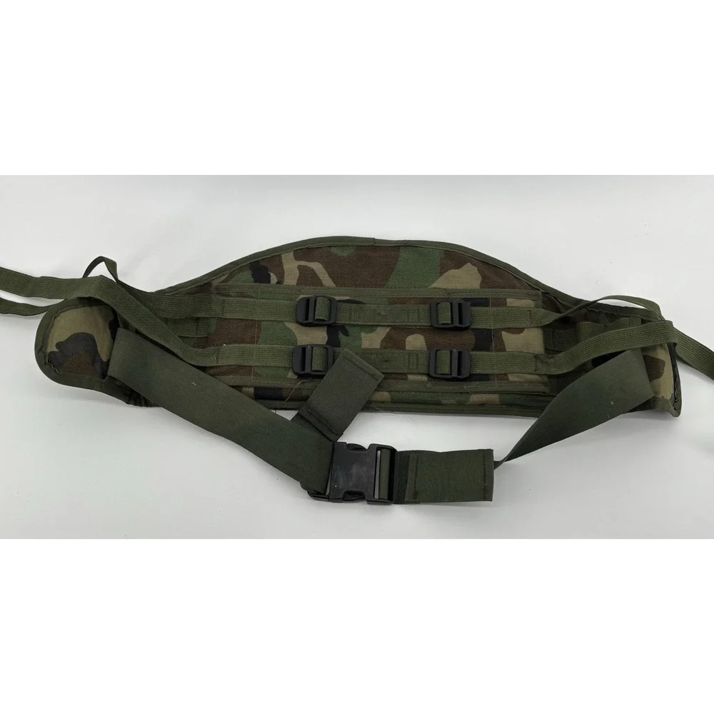 Molle II Rucksack Woodland Camouflage Lightweight Waist Pad Kidney Belt